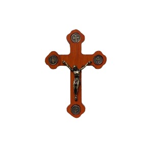 CW760080 - Crucifixo de Parede Livrai-nos do Mal - 9x6cm  (408)