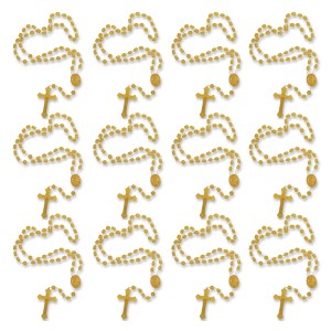 TE050030P12 - Terço Acrílico Laranja c/ 12un. - 32cm